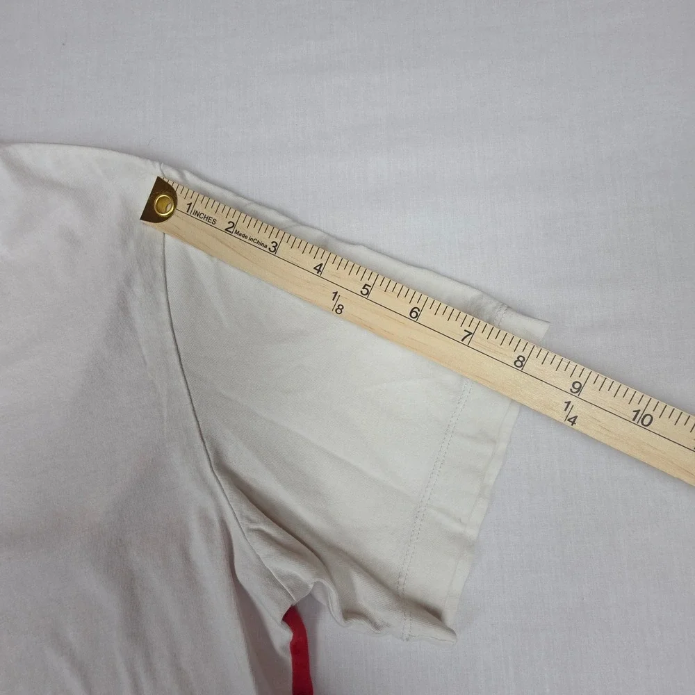 Jordan Jumpman‎ Air Graphic T-Shirt Mens Medium White Red Jumpman Logo Cotton